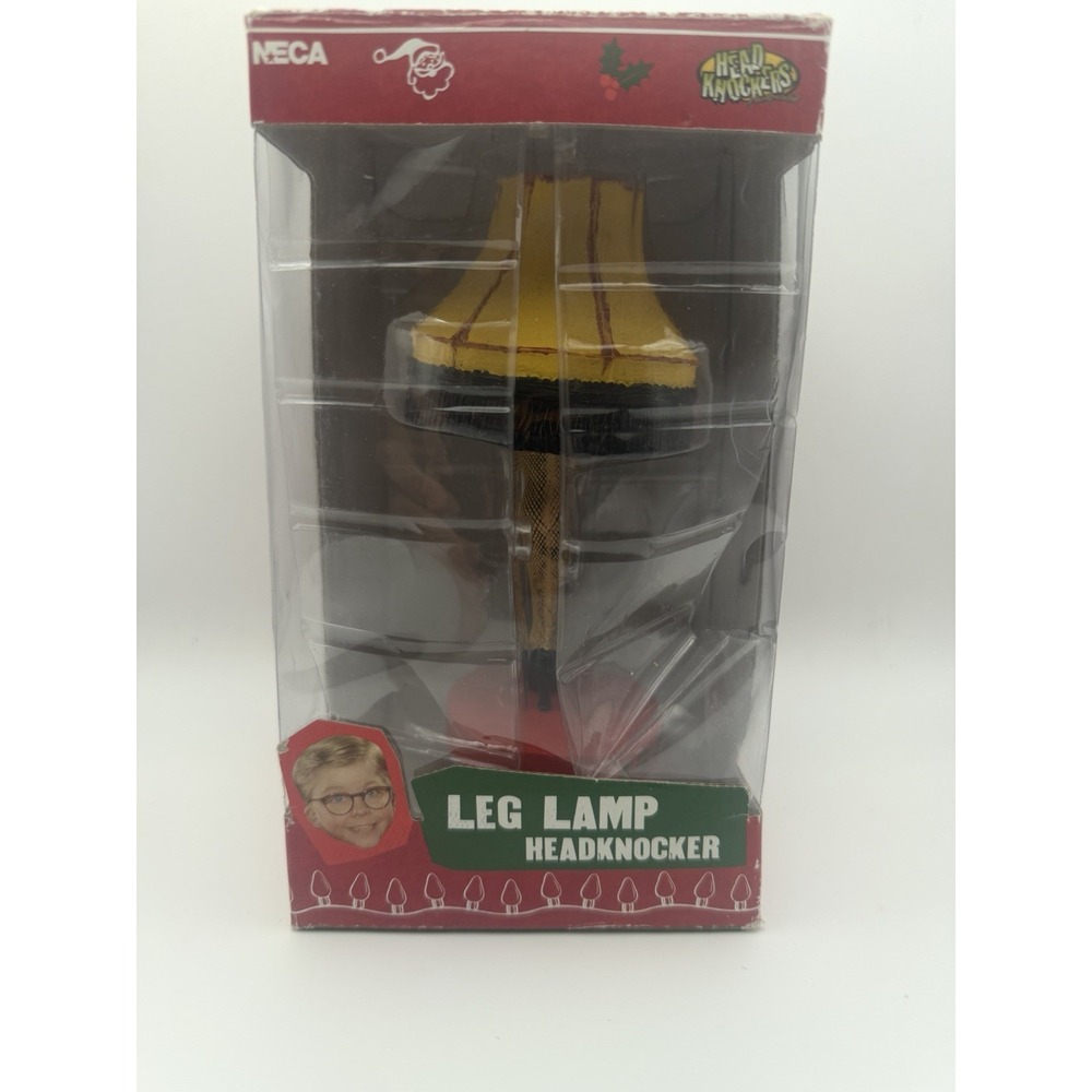 NECA A Christmas Story Leg Lamp Head Knockers Bobblehead, Plastic